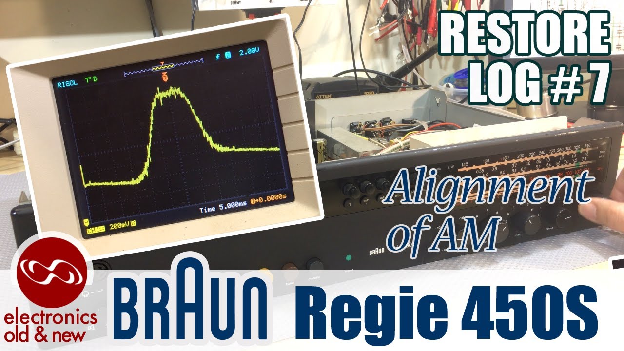 Braun Regie 450S restoration - part 7. Alignments and more. Nice surprise.