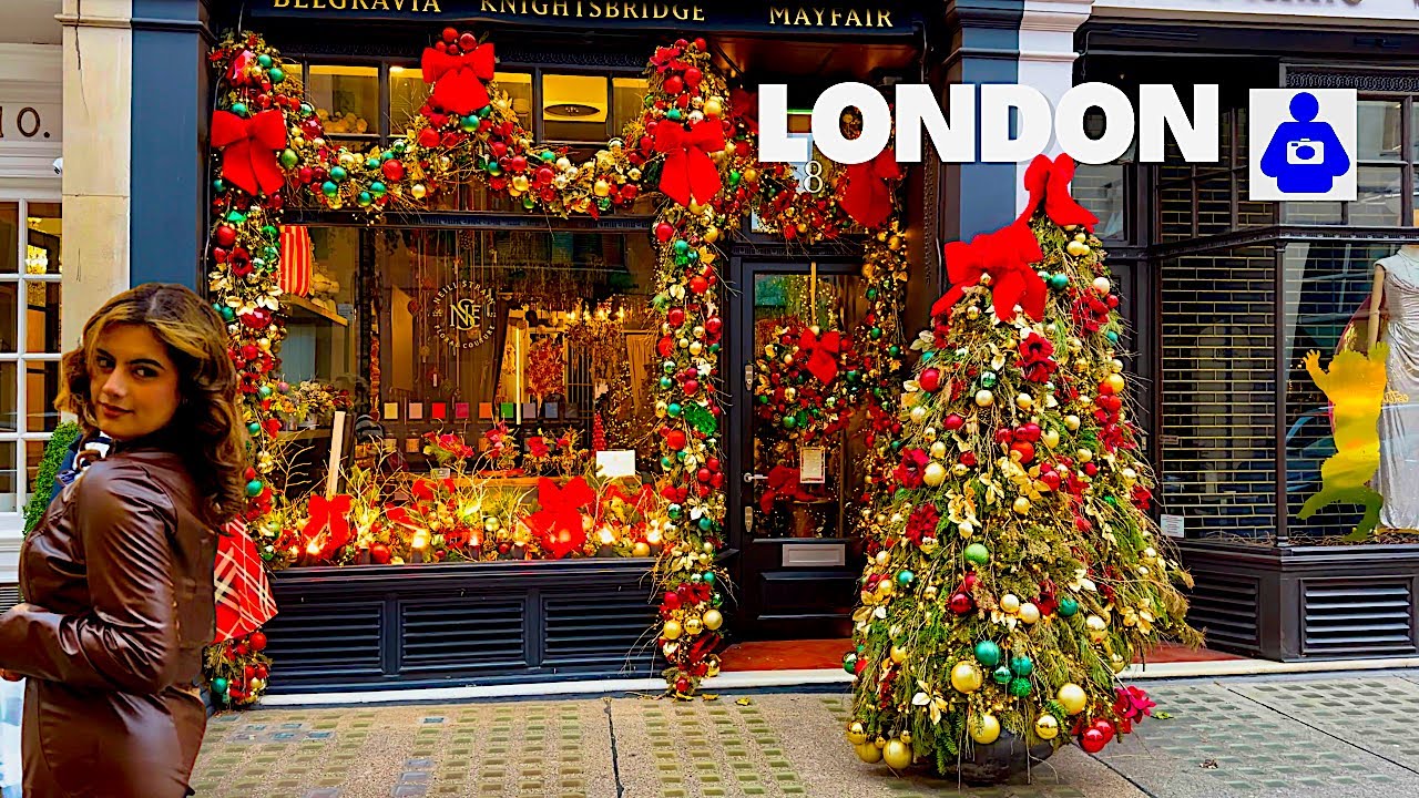 Post-Christmas in Mayfair London | Bond Street Luxury Shopping & Decorations | 4K Walking Tour