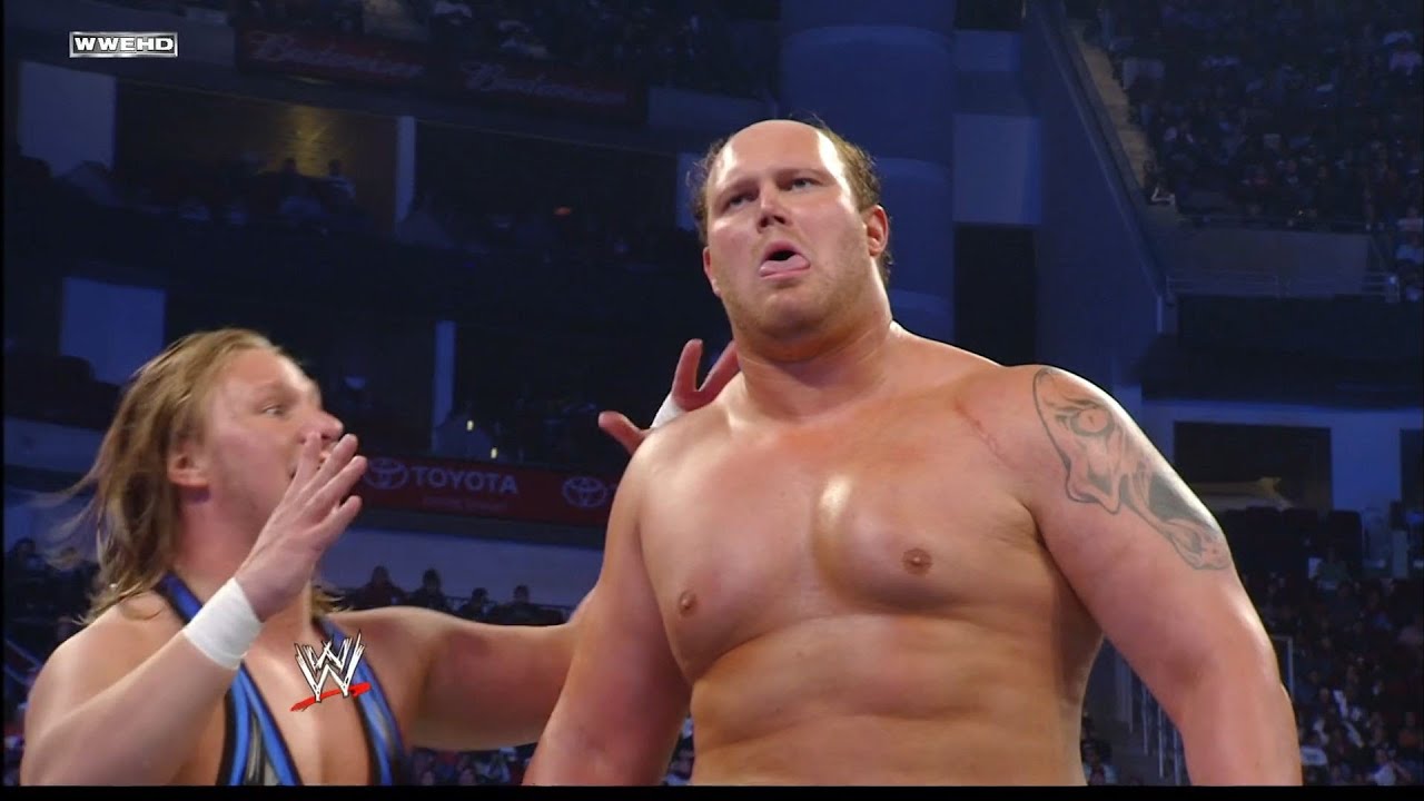 Shannon Moore, Wang Yang, Jesse & Festus vs Deuce, Domino, Hawkins & Ryder: WWE SmackDown 2008 HD