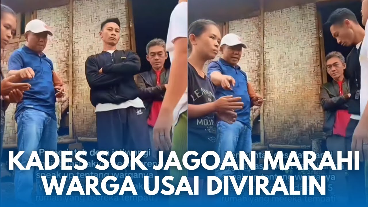 🔴KADES INTIMIDASI WARGA! Kades Garut Bentak Warga yang Viralkan Rumah Tak Layak Huni