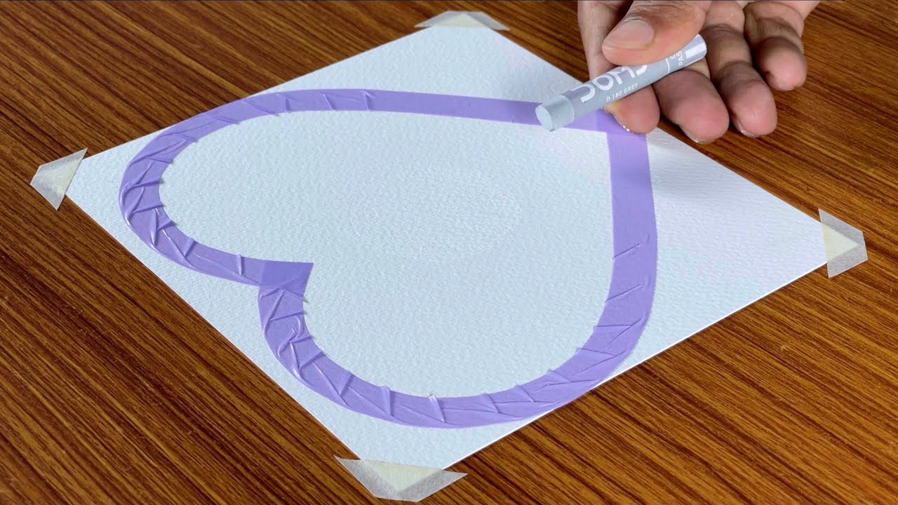 A Magical Floating Island / Drawing with Oil Pastels / Step by Step
