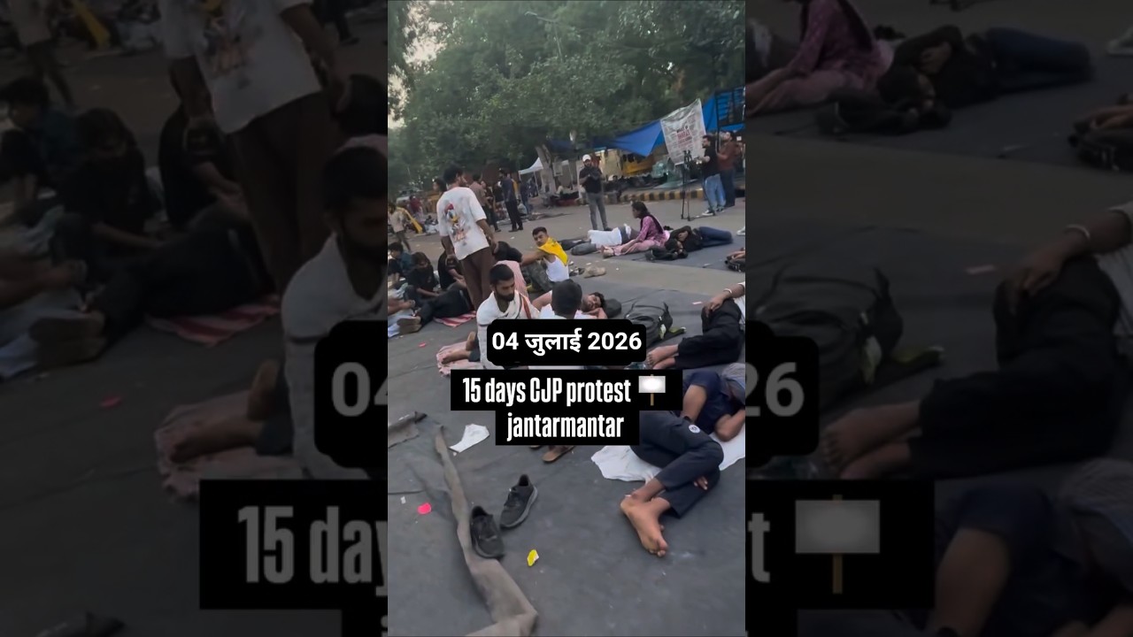 Day 15 CJP Protest at Jantar Mantar: Cockroach Janata Party
