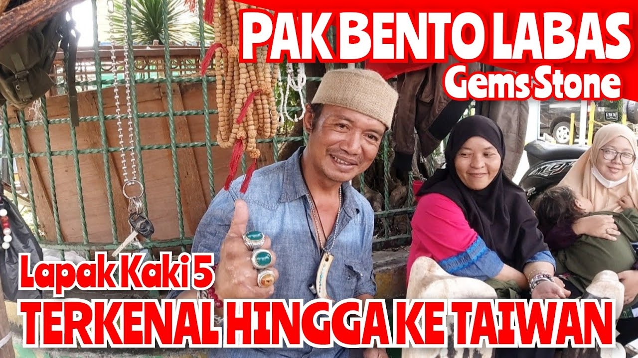 MANTAP❗LAPAK BATU AKIK PAK BENTO LABAS ‼️ BACANNYA HINGGA KE TAIWAN
