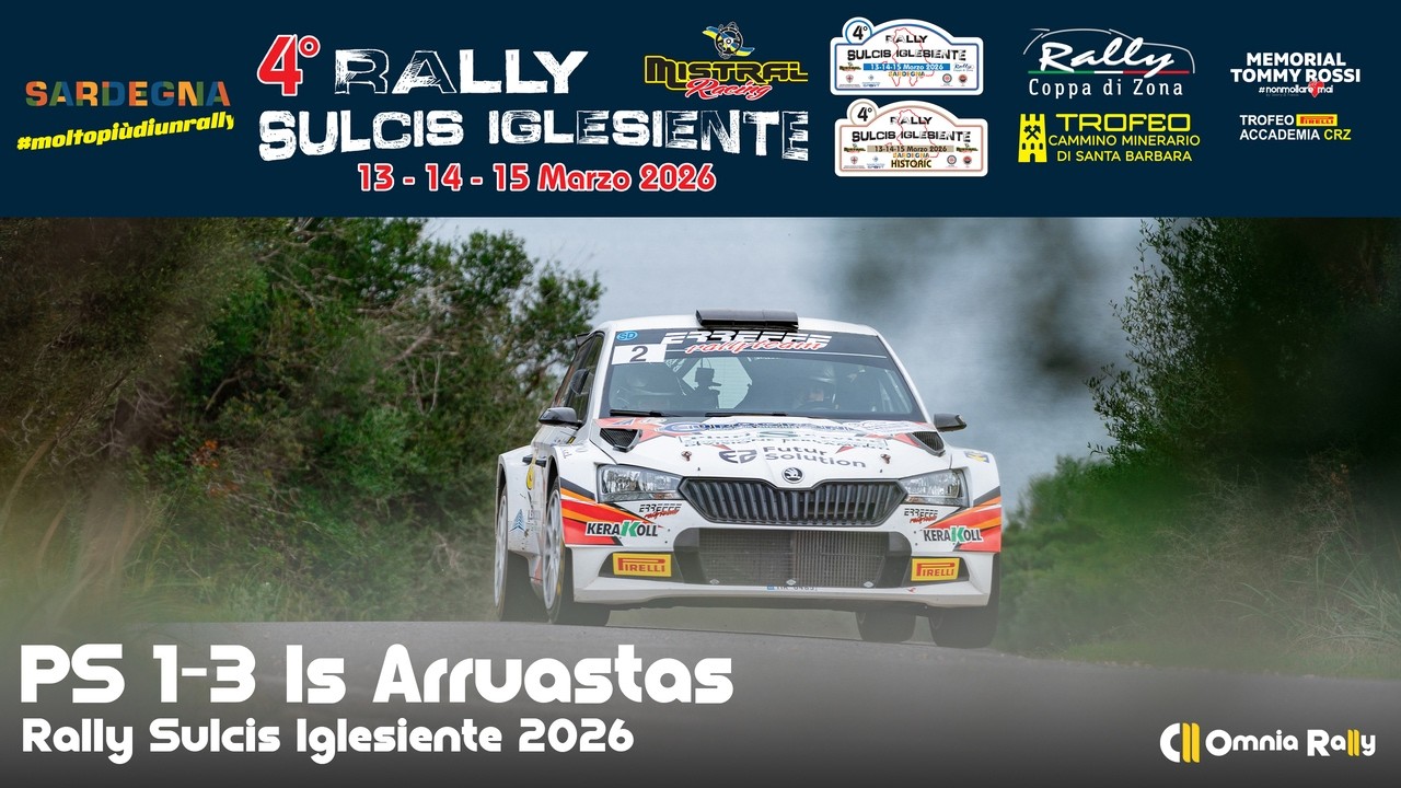 4&ordm; Rally Sulcis Iglesiente - PS Is Arruastas 1/3
