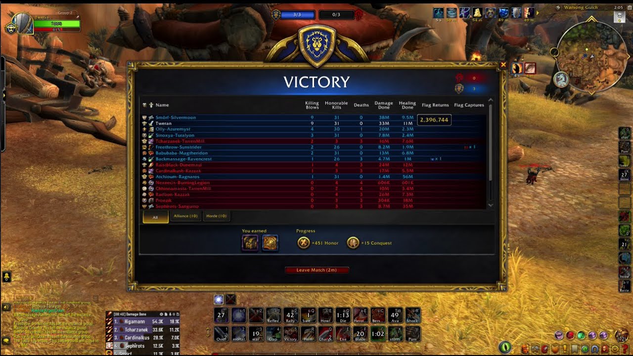 Well Done Random Battleground / PvP Arms Warrior - WoW TWW 11.0.2