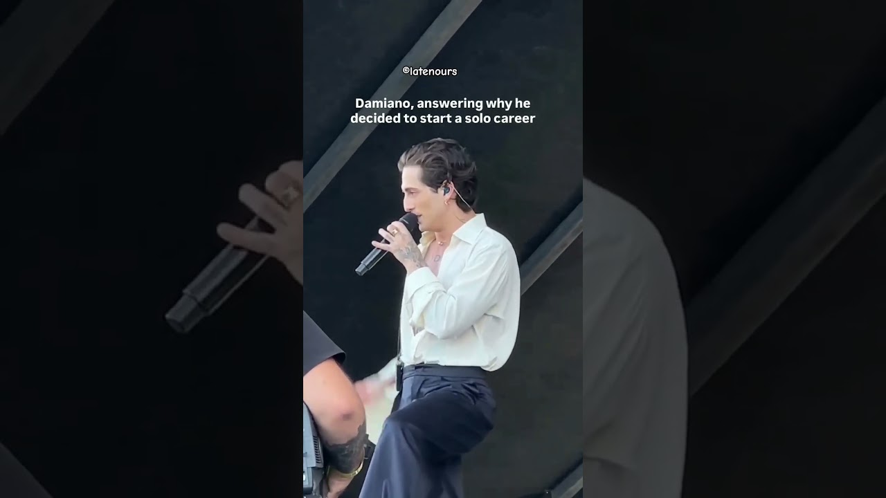 Damiano David about solo project 🇨🇦Osheaga Montr&eacute;al, QC, Canada         01/08/2025
