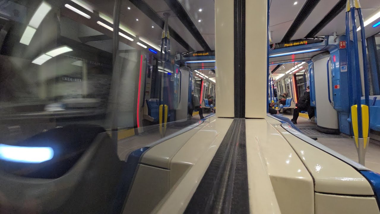Montreal Metro ride between Honoré-Beaugrand and Angrignon stations on the Green Line 🟢 January 2025