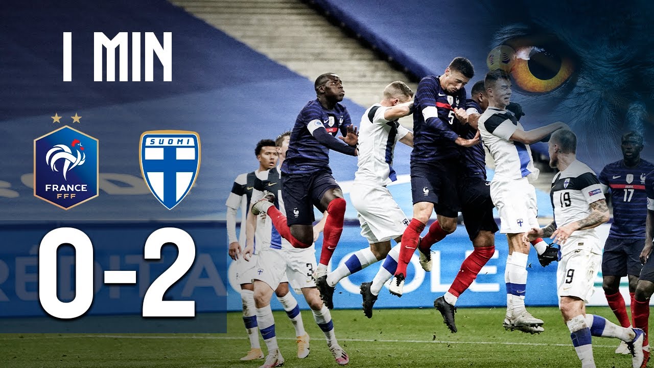 Highlights (1 min.) | Ranska - Suomi 0-2 | A-maaottelu | 11.11.2020