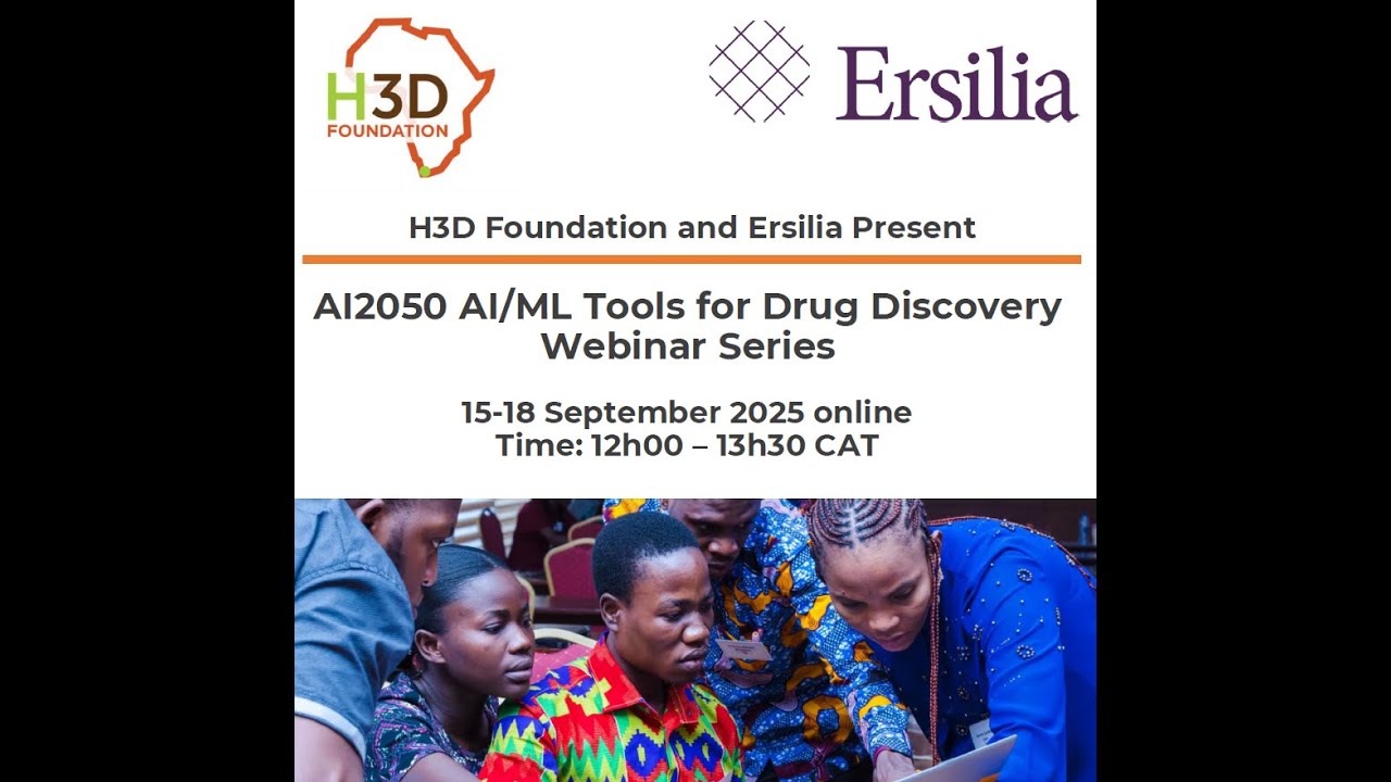 AI2050 AI/ML Tools for Drug Discovery Webinar Series Day 1