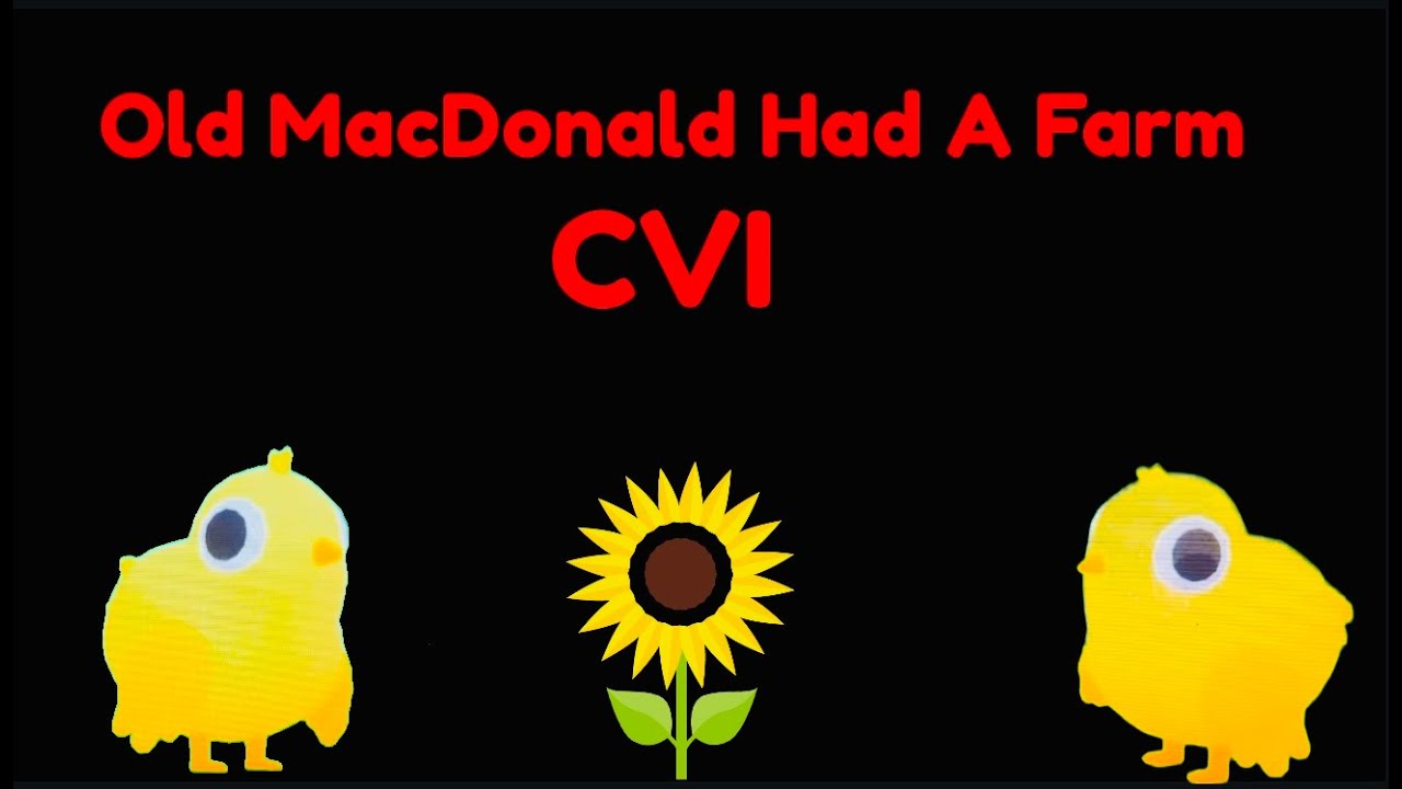 Old MacDonald Had A Farm | CVI Friendly with Visual Stimulation & Animal Sounds | Ms. Jacque