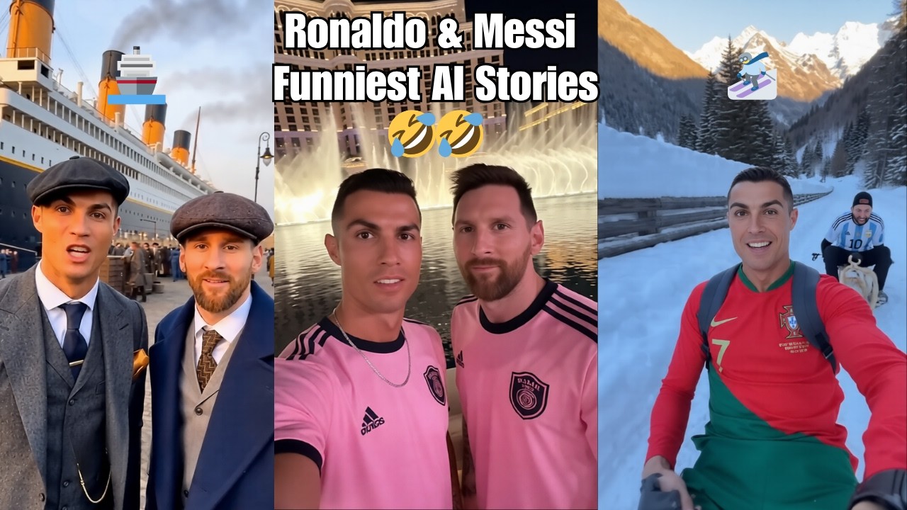 RONALDO & MESSI FUNNIEST COMPILATION OF THE YEAR!?🤣🤣