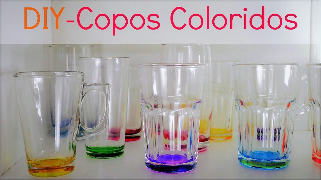 Como Pintar Copos de Vidro