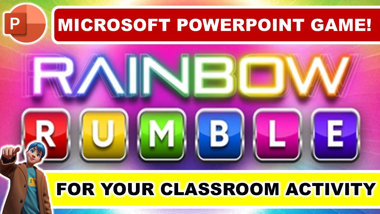 RAINBOW RUMBLE MICROSOFT POWERPOINT GAME