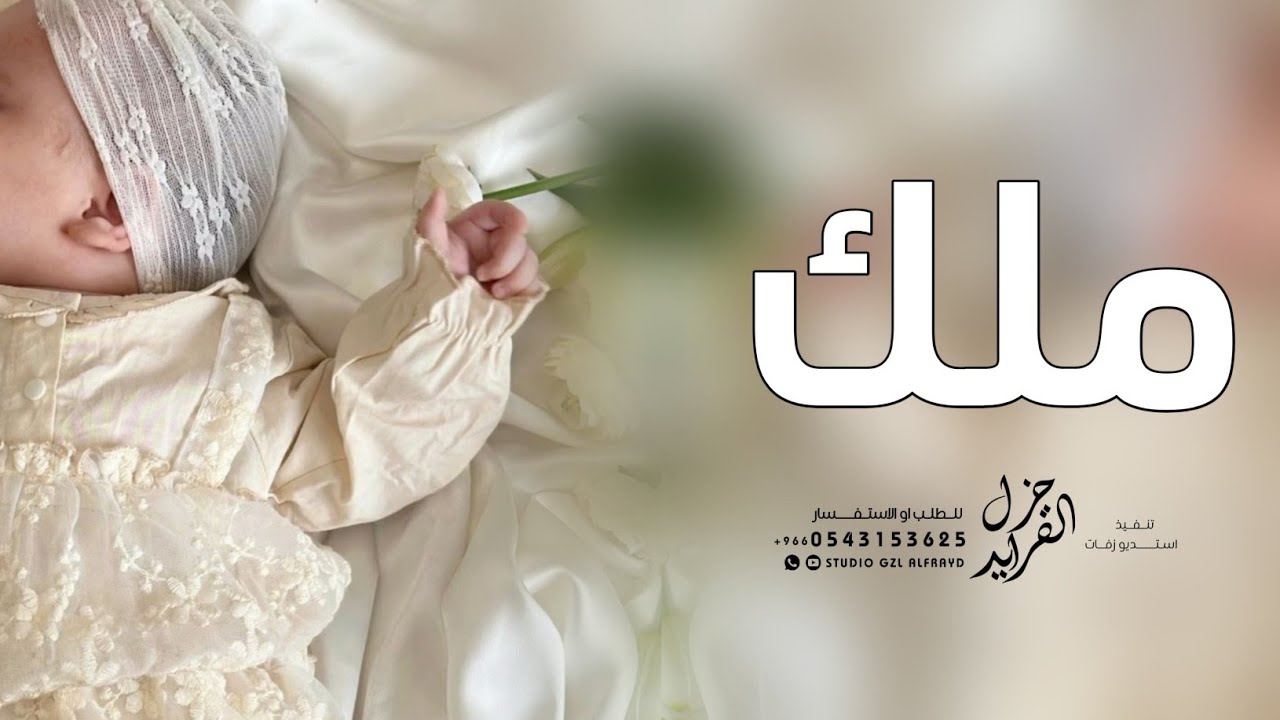 شيلة مولوده باسم ملك حماسية 2026 | ملك اللي لفاها غير | شيله بشارة المولوده ملك