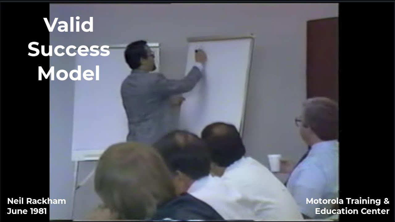 Neil Rackham 1981 - Valid Success Model