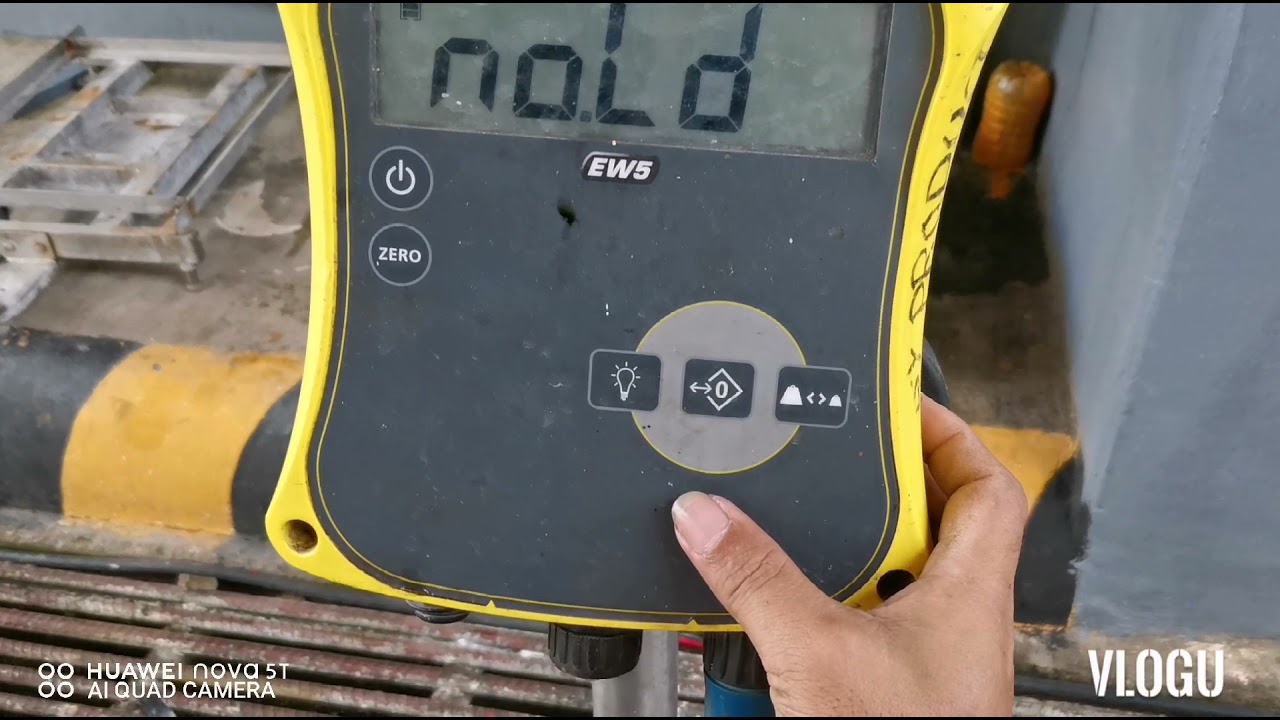 Calibration of tru test scale.
