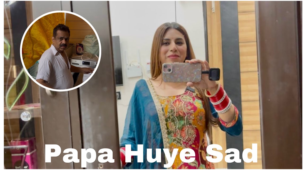 Papa Huye Sad Pooja Ke Jane Par 😢😢