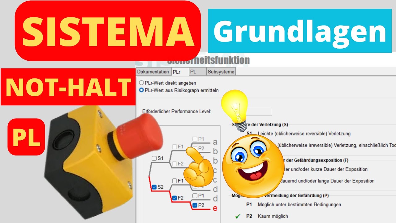 SISTEMA Tutorial. Not-Halt mit SISTEMA validieren.