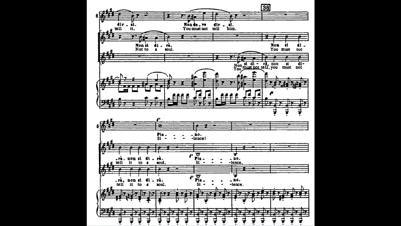 Donizetti - L'elisir d'amore - Acto 2 - Saria possibile? (Piano acompañamiento)