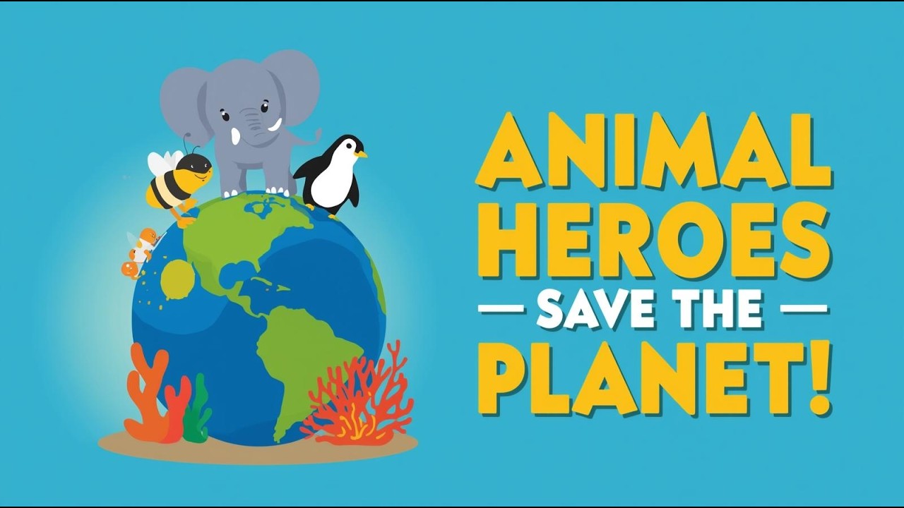 Animal Superheroes Fighting Climate Change for Kids! #animalheroes #climatechange