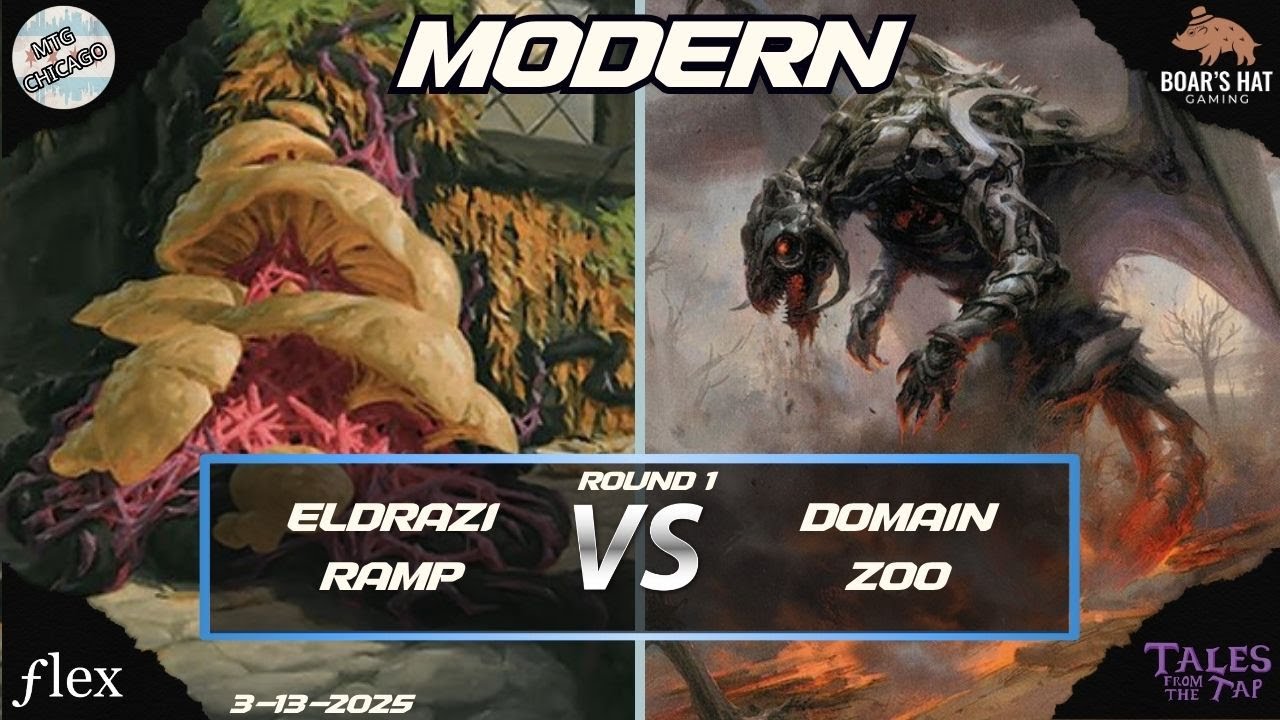 Рампа Элдрази против Зоопарка Домена [MTG Modern, раунд 1]
