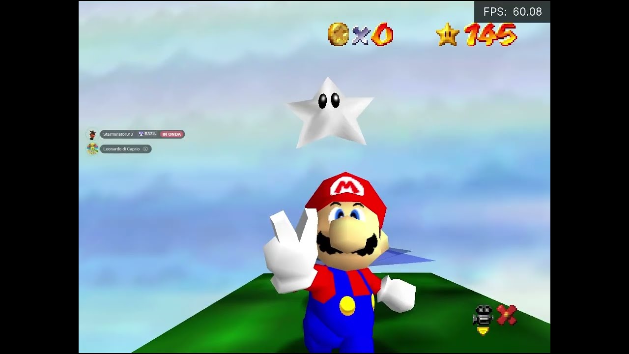 Super Mario 64 Silver Stars of Wisdom Course 14: Illustrious peril (savestateless)