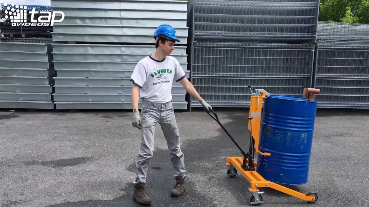 Chariot palétiseur pour fût Tap France - Manutention