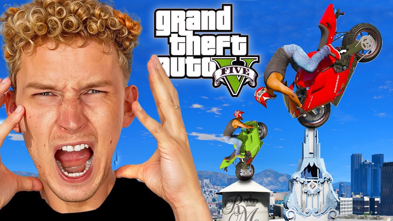 GTA V - STUNT CHALLENGE 34! 😠