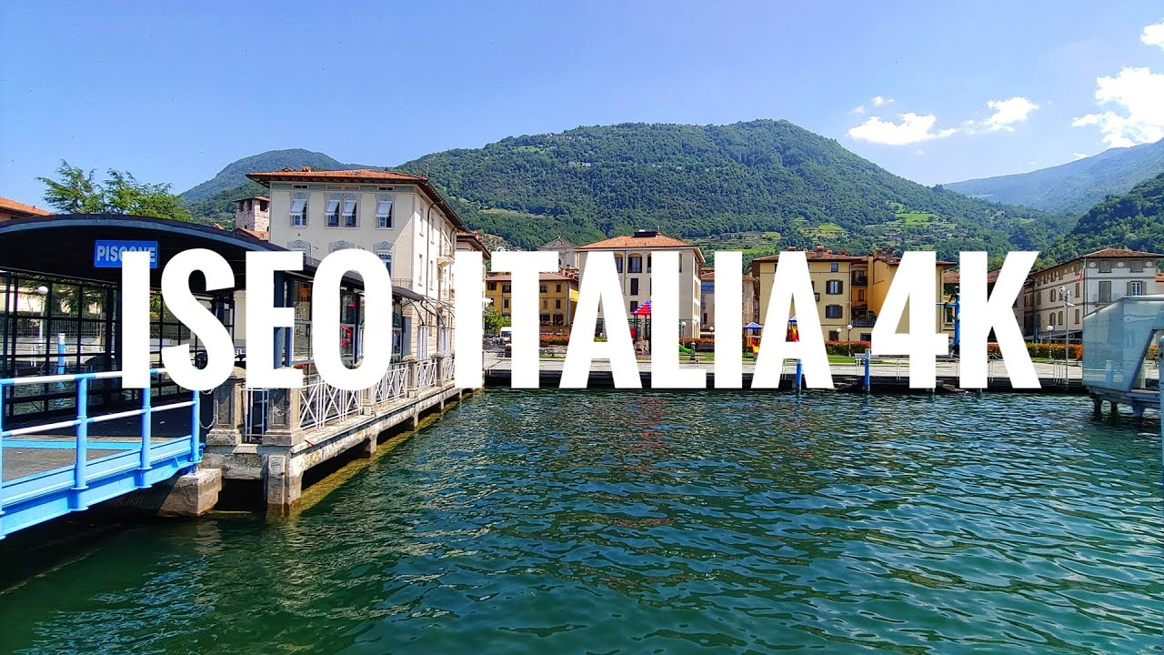 Recorriendo en Barco el bellisimo Lago de ISEO ITALIA 4K*