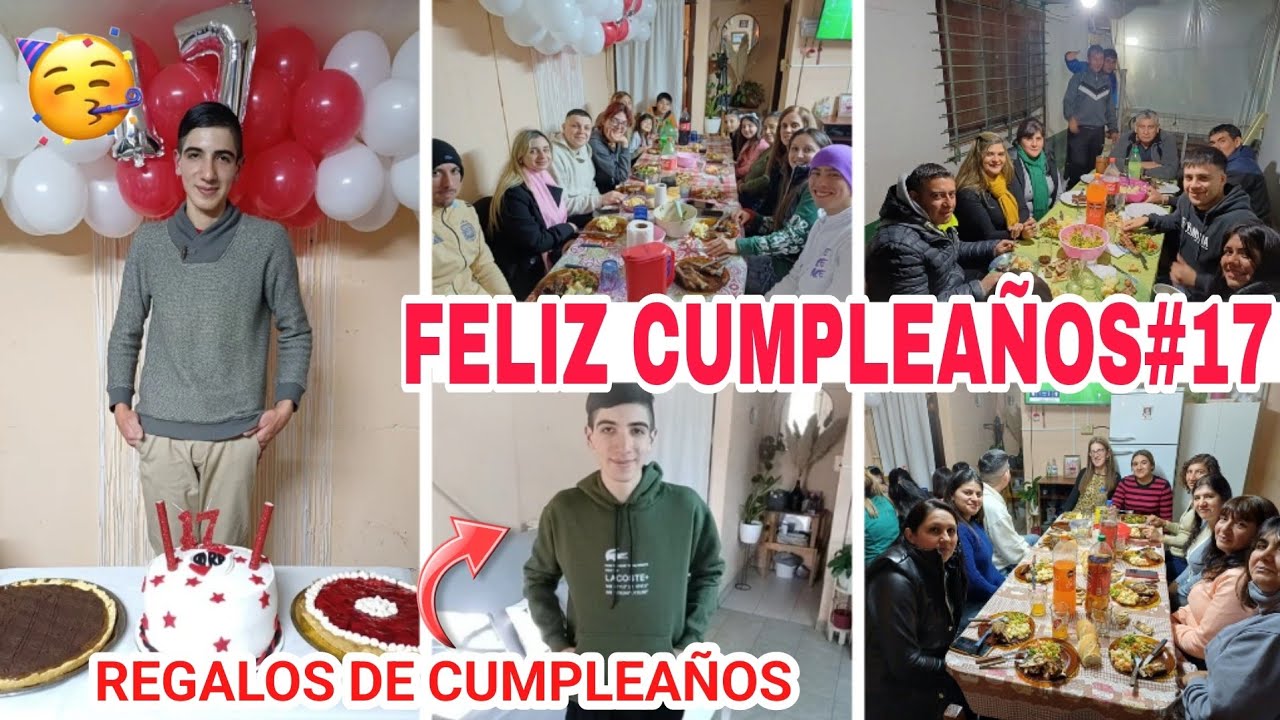 🎊ASI FESTEJE MI CUMPLEAÑOS 🥳 HICIMOS UN ASADO PARA TODA MI FAMILIA 🥰 + LES MUESTRO LOS REGALOS 🎁
