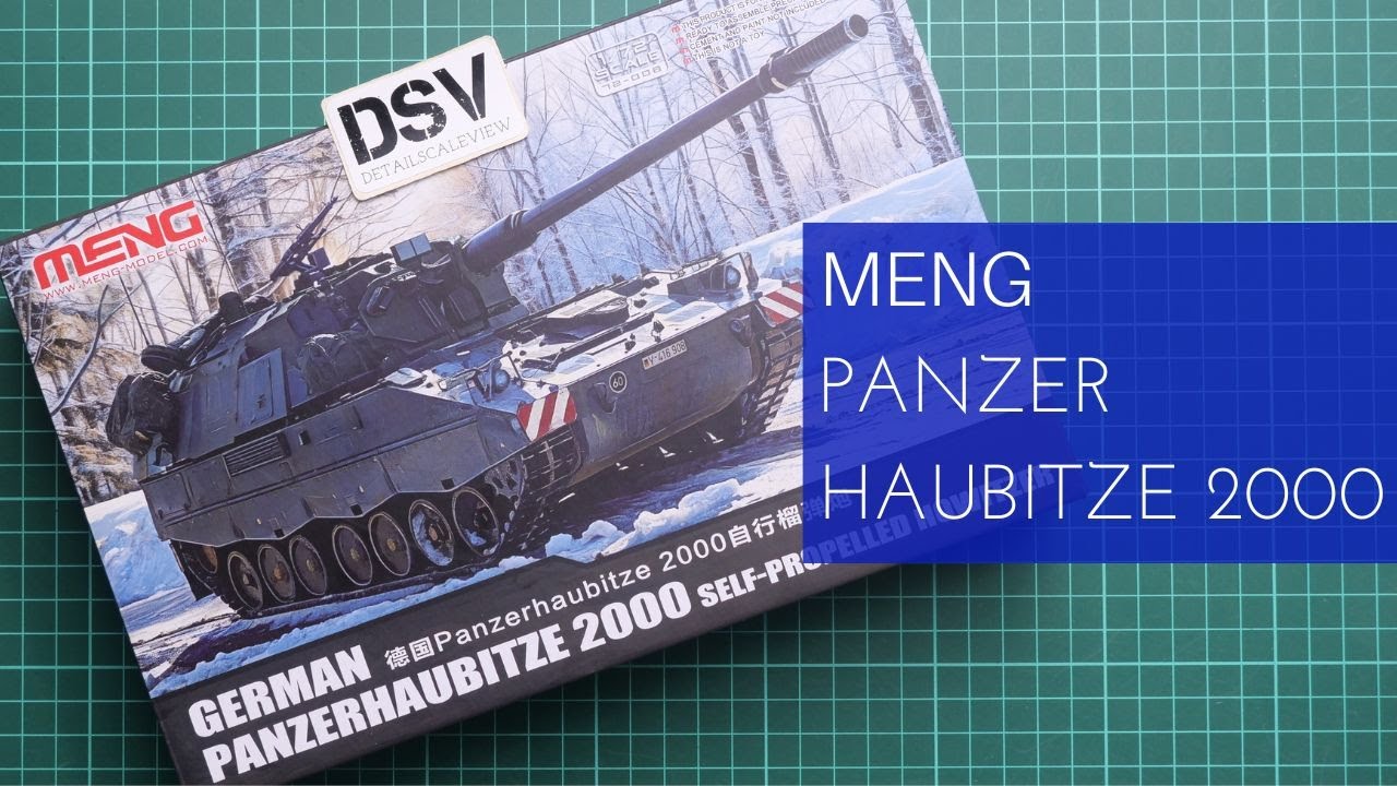 Обзор Meng 1/72 Panzerhaubitze 2000 (72-008)