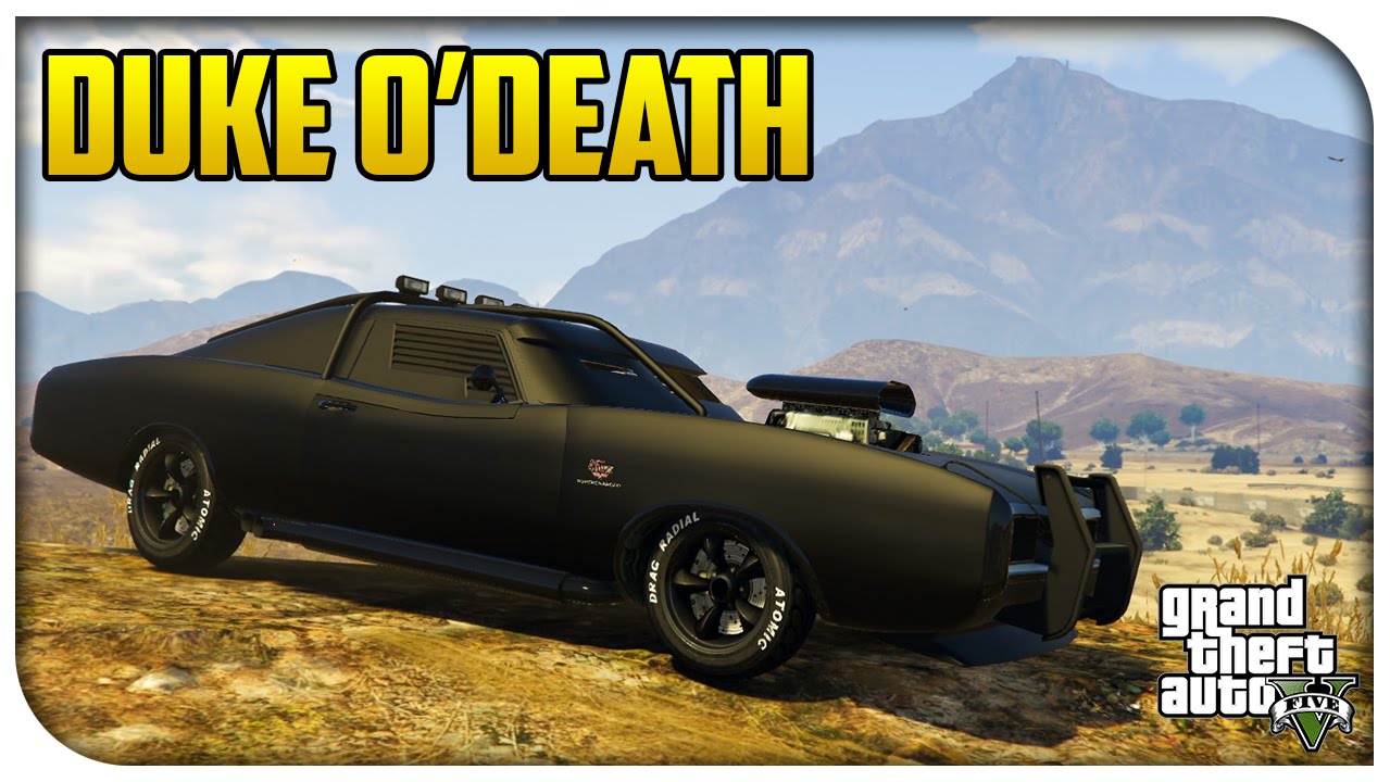 GTA 5 Xbox One / PS4 - Duke O'Death First Person Gameplay & How to Unlock! (Rare Spawn Location)