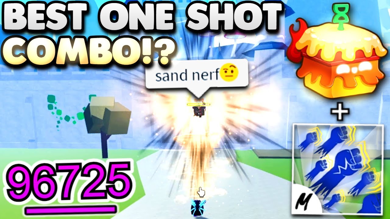 Sand Has The EASIEST BEST One Shot COMBO... (Blox Fruits)