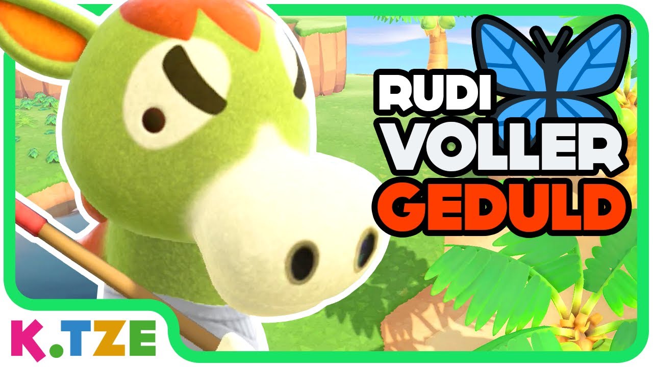 Schnappt Rudi den Schmetterling? 😳😂 Animal Crossing New Horizons | Folge 8
