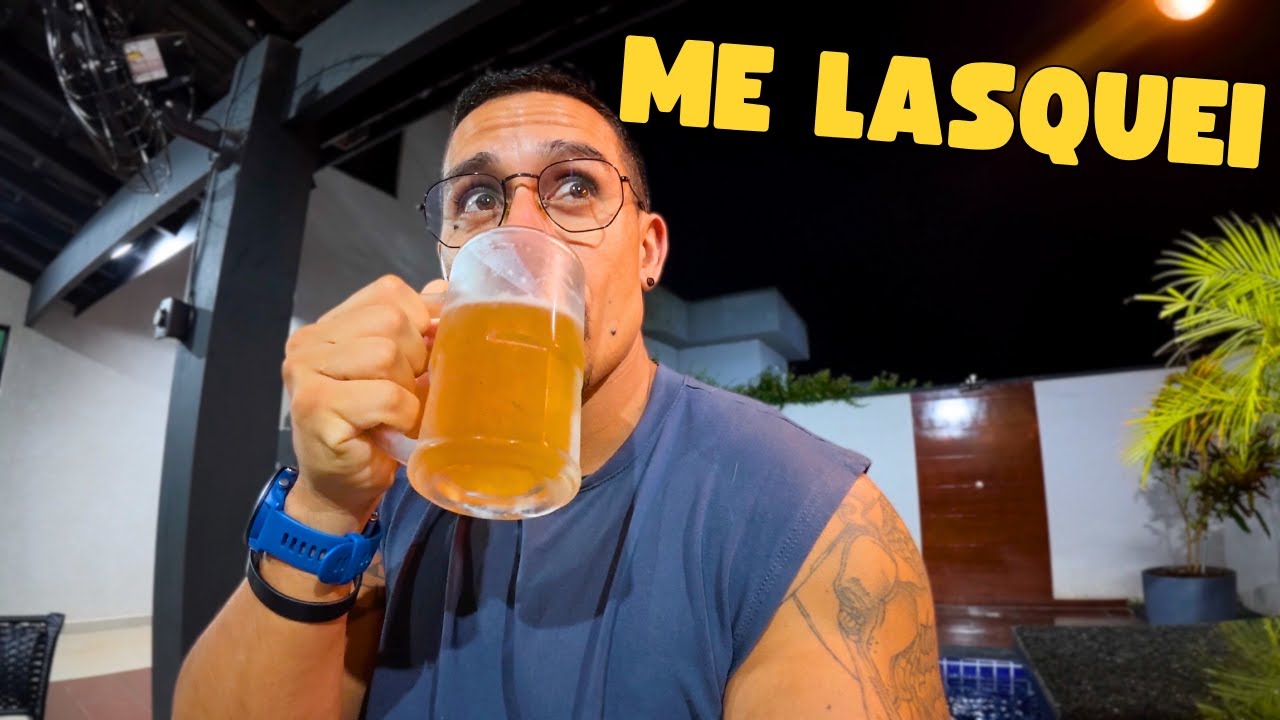 TOMEI UM CERVEJINHA NO VIZINHO E ME LASQUEI!!!