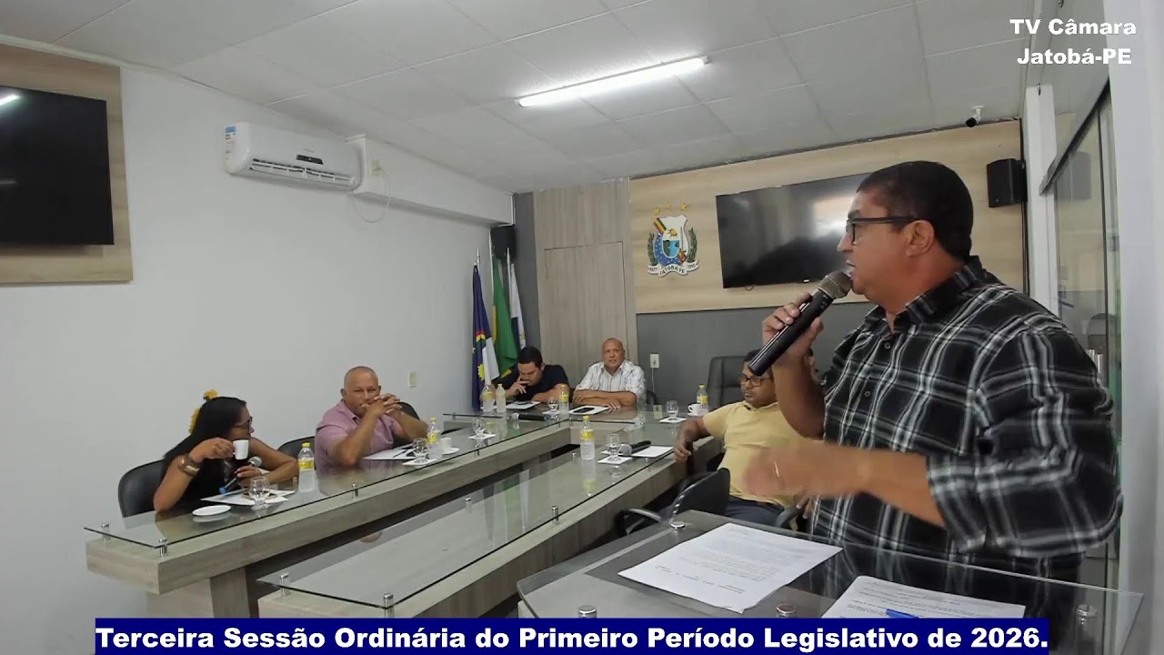 Terceira Sessão Ordinária do Primeiro Período Legislativo de 2026.