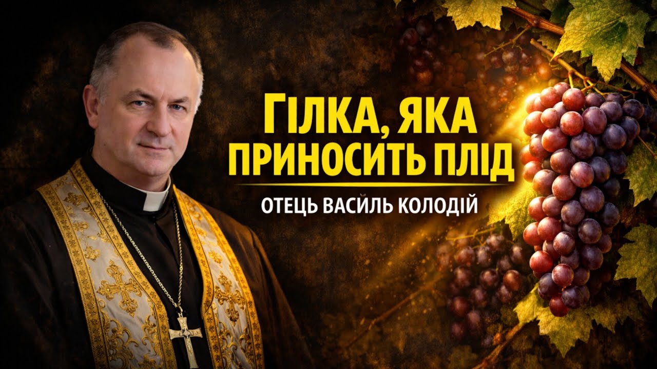 Отець Василь Колодій - Гілка яка приносить плід.