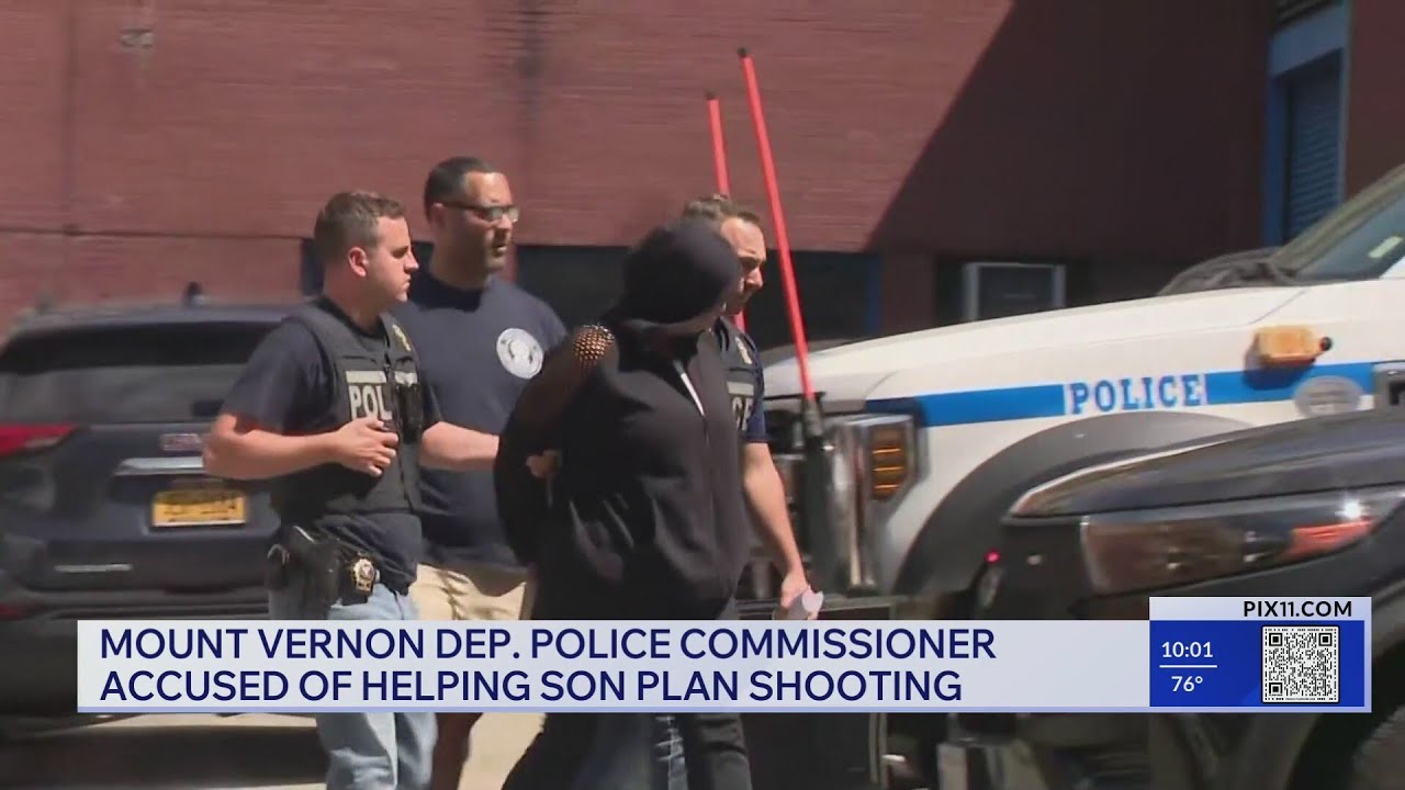 NY top cop accused of driving son from gang-related shooting in the Bronx