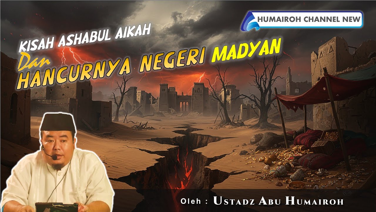 KISAH ASHABUL AIKAH DAN HANCURNYA NEGERI MADYAN | USTADZ ABU HUMAIROH