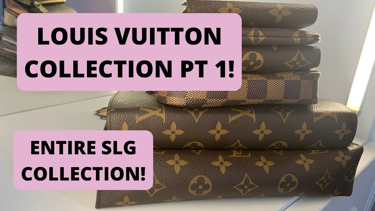 LOUIS VUITTON COLLECTION PT 1! : MY ENTIRE LV SLG COLLECTION, LUXURY SMALL LEATHER GOODS