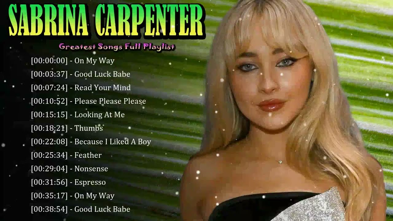 🌹 Sabrina Carpenter – Pop anthems turning love, growth, and empowerment into catchy hits 💫