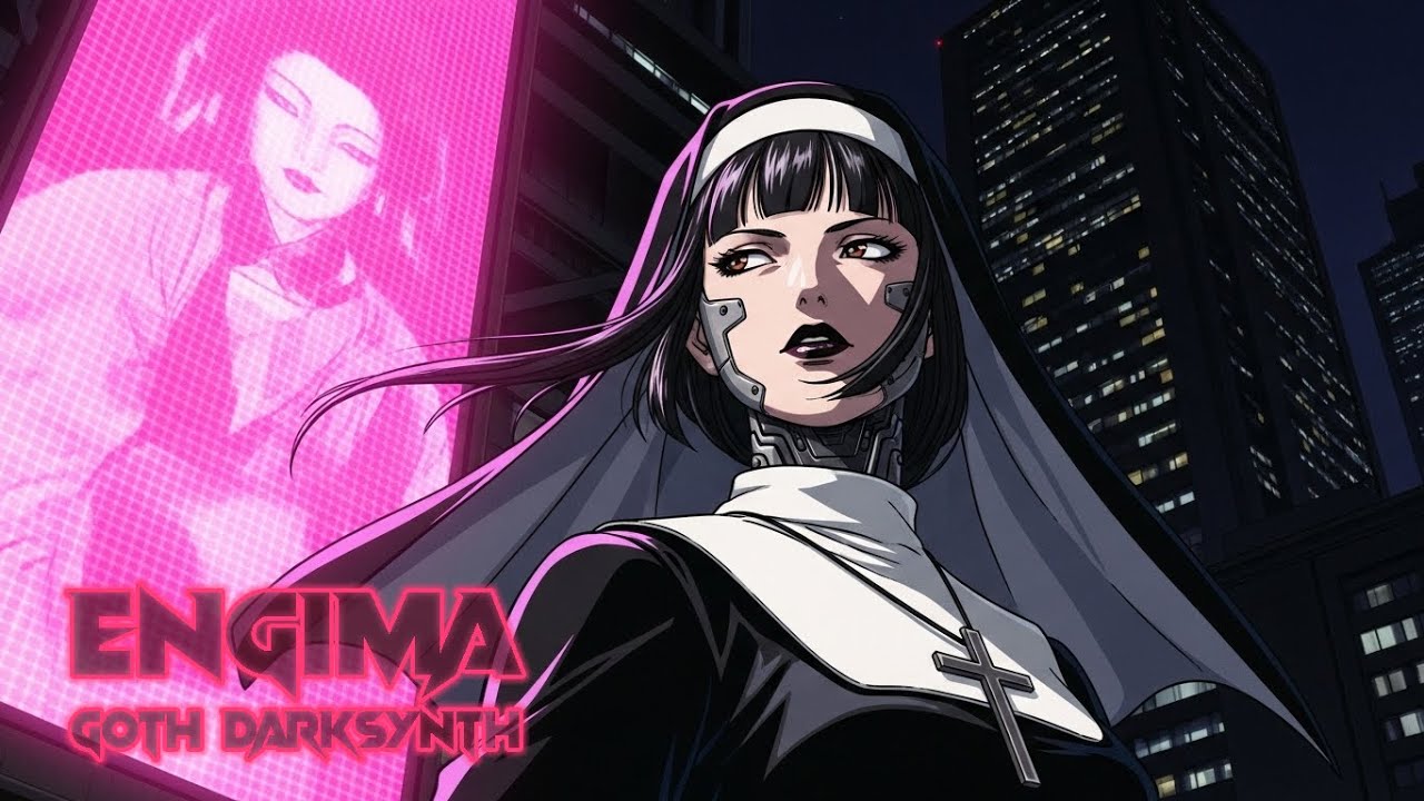 ENIGMA | Goth Darksynth, Dark Synthwave & Cyberpunk Mix | Focus music