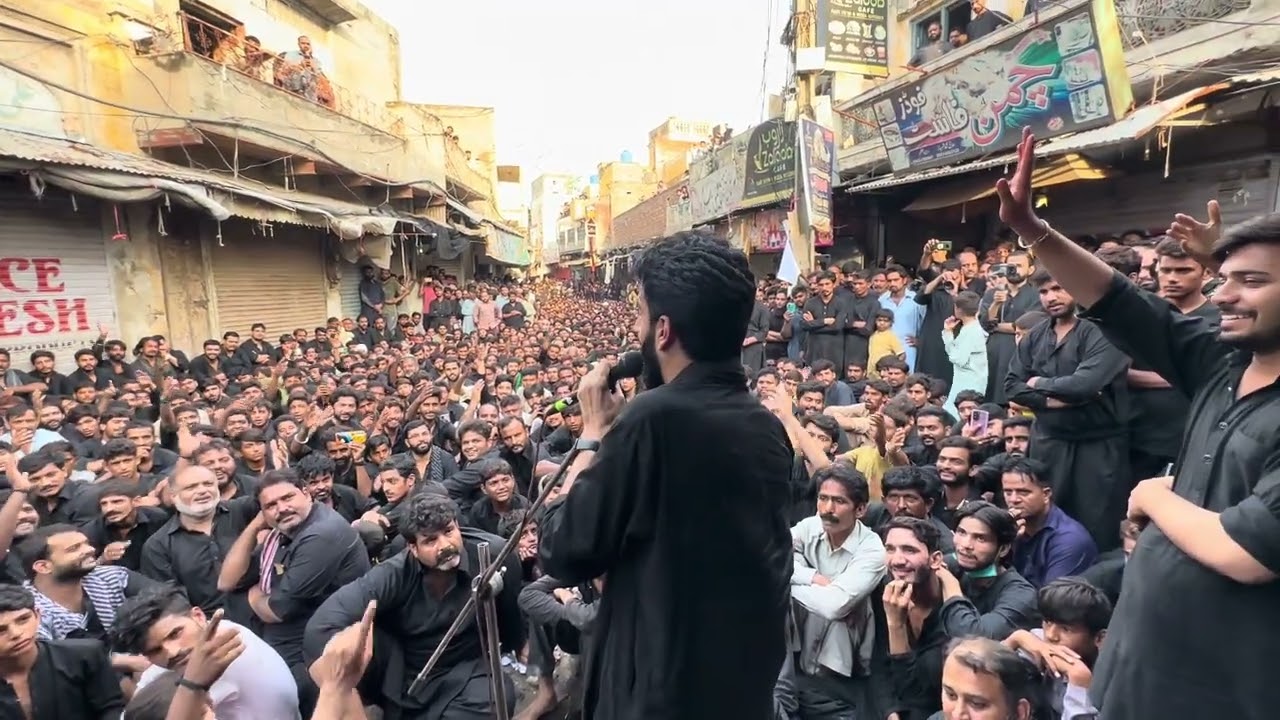 Majlis o Matam 10 Muharram 1445H (2023) at Nazar Chowk Kamalia