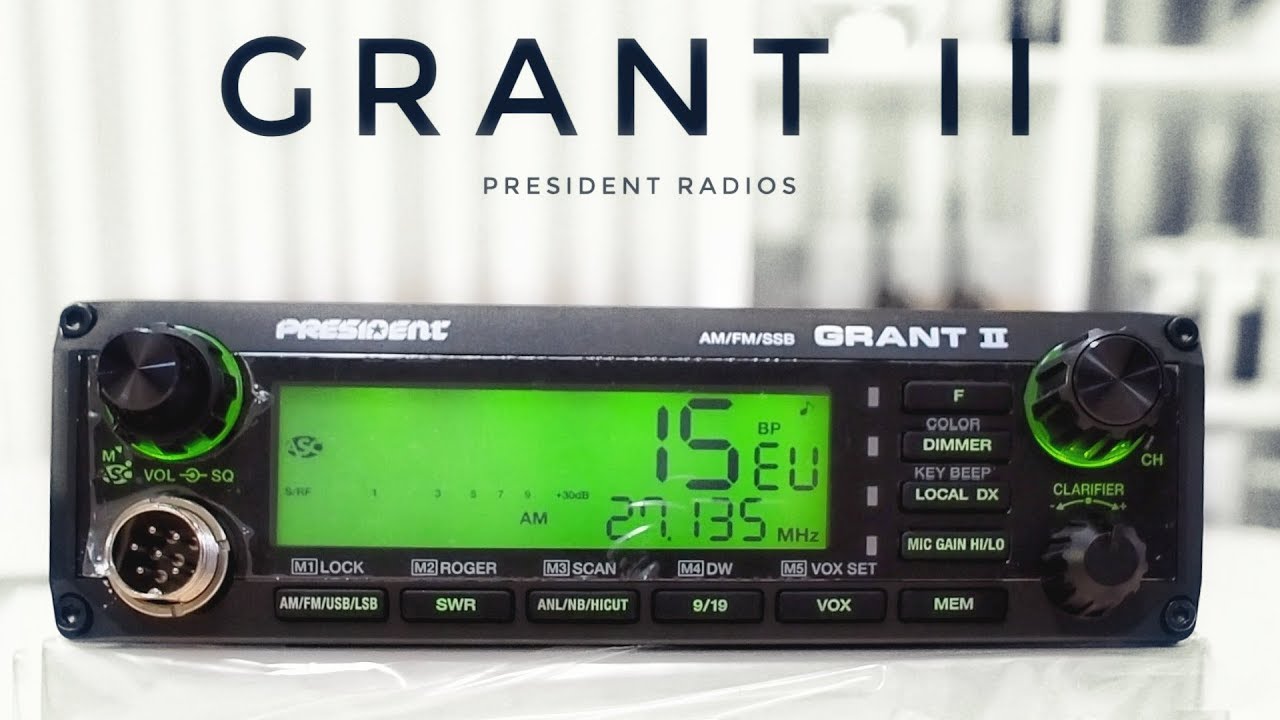 President Grant II - премиум-радиостанция с AM, FM, SSB модуляцией