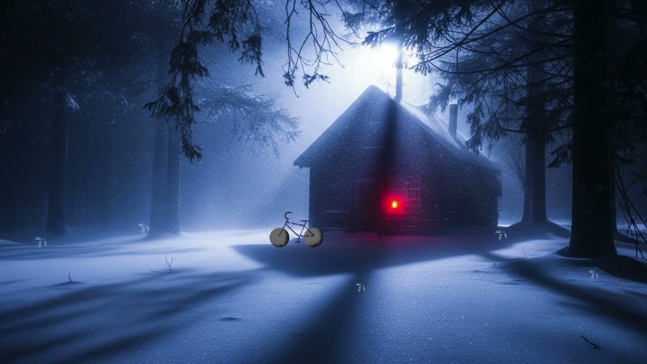 Winter Night in the Cabin TV Wallpaper