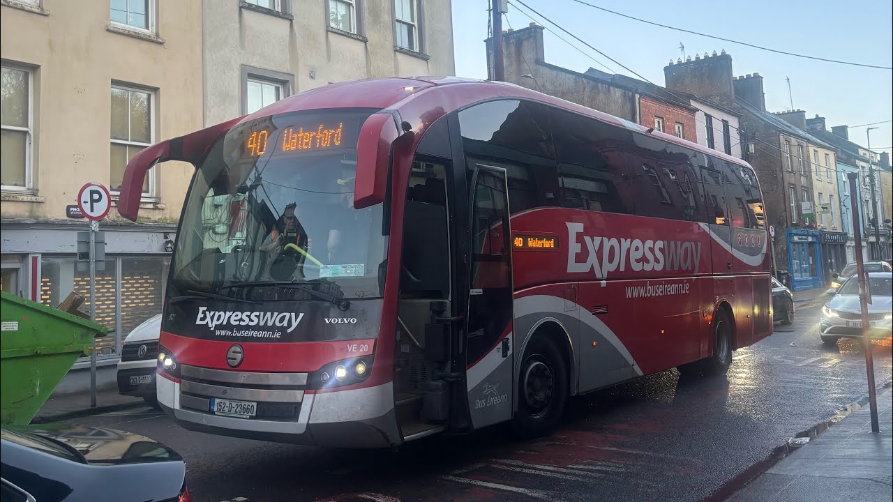 Bus Eireann (Expressway) VE20 Volvo B11R Sunsundegui SC7 Route 40 Castlemartyr To Youghal