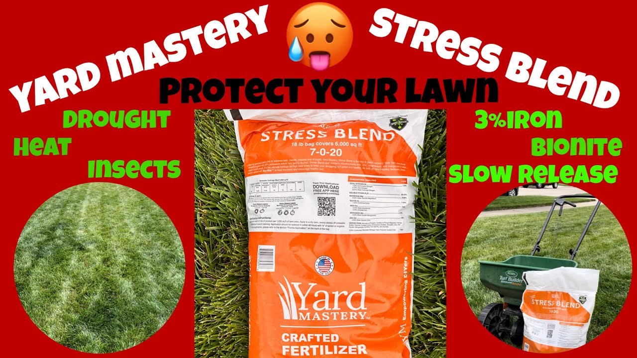 Yard Mastery Stress Blend 7-0-20 Application (Protects from the Stresses of Summer)