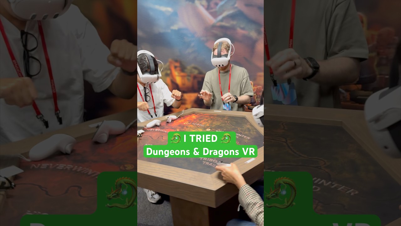 This is SO cool ⚔️ I tried VR Dungeons & Dragons in NEW Demeo Battlemarked on Meta Quest 🐉 #gaming