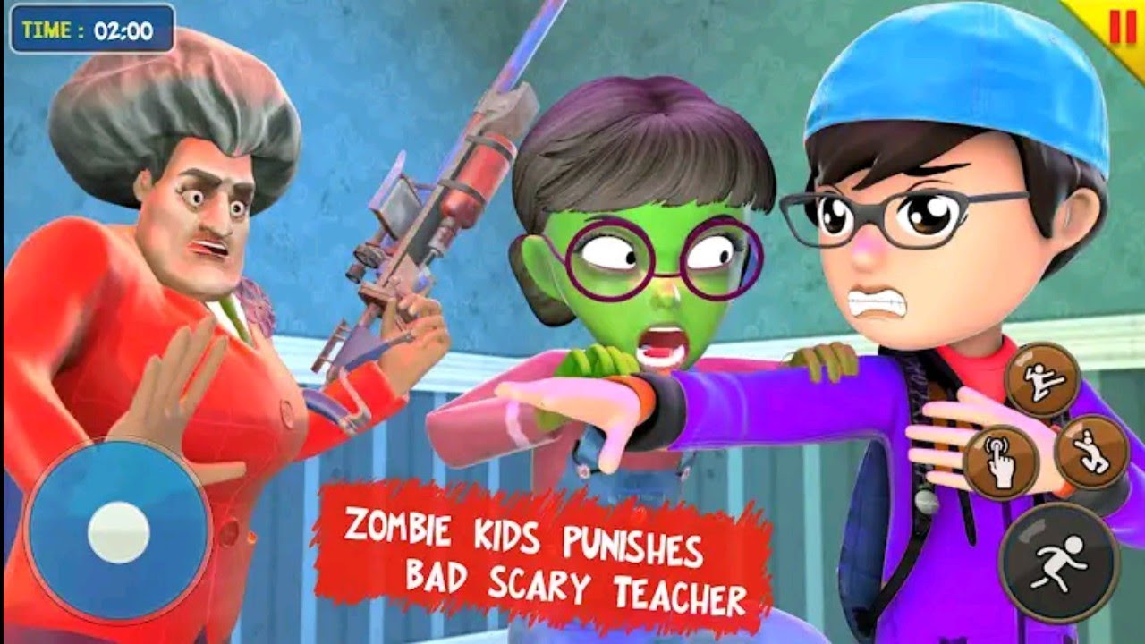 Scary Horror Evil Teacher 3D : School Pranks Game Full Gameplay Walkthrough || Level 1 to 5 ||