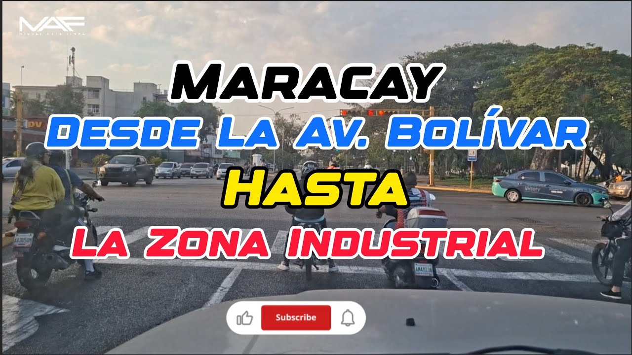 Maracay Desde La Av. Bolívar Hasta La Zona Industrial